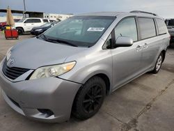 Toyota Sienna le Vehiculos salvage en venta: 2011 Toyota Sienna LE