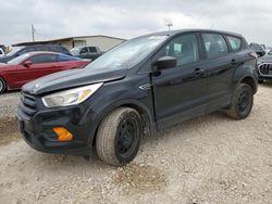 Salvage cars for sale at Temple, TX auction: 2017 Ford Escape S
