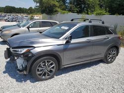 Salvage cars for sale at Fairburn, GA auction: 2020 Infiniti QX50 Pure