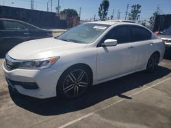 Honda salvage cars for sale: 2016 Honda Accord Sport