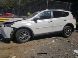 Salvage cars for sale from Copart Waldorf, MD: 2017 Toyota Rav4 HV Limited