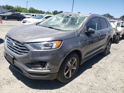 Salvage cars for sale from Copart Sacramento, CA: 2021 Ford Edge SEL