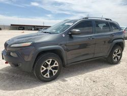 Jeep salvage cars for sale: 2016 Jeep Cherokee Trailhawk