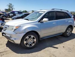 Salvage cars for sale at San Martin, CA auction: 2009 Acura MDX Technology