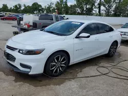 Chevrolet salvage cars for sale: 2018 Chevrolet Malibu LT