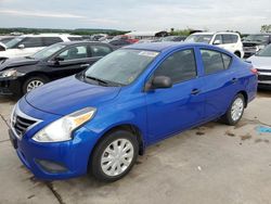 Salvage cars for sale from Copart Grand Prairie, TX: 2015 Nissan Versa S