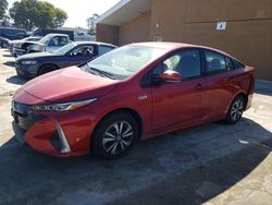 Salvage cars for sale at Hayward, CA auction: 2019 Toyota Prius Prime