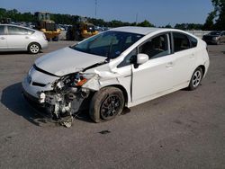 Salvage cars for sale from Copart Dunn, NC: 2014 Toyota Prius