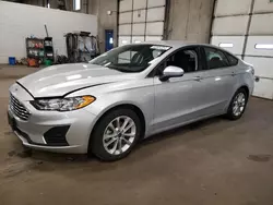 Ford salvage cars for sale: 2019 Ford Fusion SE