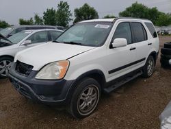 Salvage cars for sale at Elgin, IL auction: 2004 Honda CR-V EX