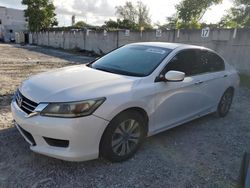 Carros dañados por inundaciones a la venta en subasta: 2013 Honda Accord LX