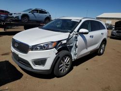 Salvage cars for sale at Brighton, CO auction: 2018 KIA Sorento LX