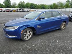 Salvage cars for sale from Copart Grantville, PA: 2015 Chrysler 200 Limited