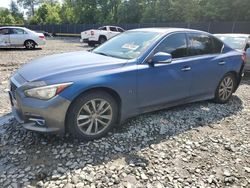 Salvage cars for sale at Waldorf, MD auction: 2015 Infiniti Q50 Base