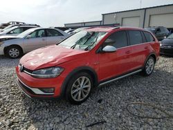 2018 Volkswagen Golf Alltrack S en venta en Wayland, MI