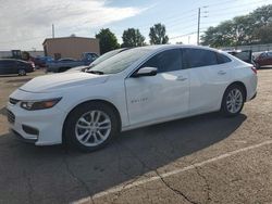 Salvage cars for sale at Moraine, OH auction: 2017 Chevrolet Malibu LT