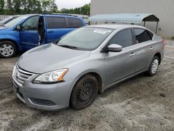 Salvage cars for sale at Spartanburg, SC auction: 2014 Nissan Sentra S
