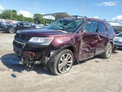 Salvage cars for sale at auction: 2018 Ford Explorer XLT