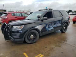 Salvage cars for sale at Grand Prairie, TX auction: 2016 Ford Explorer Police Interceptor