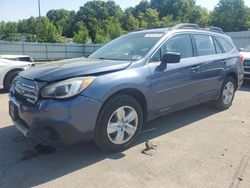 Salvage cars for sale at Assonet, MA auction: 2015 Subaru Outback 2.5I