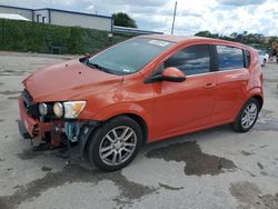 Salvage cars for sale at Orlando, FL auction: 2012 Chevrolet Sonic LT