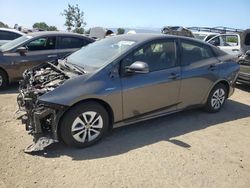 Salvage cars for sale from Copart San Martin, CA: 2018 Toyota Prius