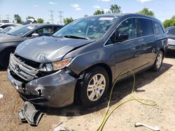 Salvage cars for sale at Elgin, IL auction: 2012 Honda Odyssey LX