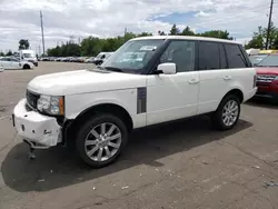 Land Rover salvage cars for sale: 2009 Land Rover Range Rover HSE