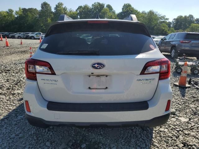 2016 Subaru Outback 2.5I Limited