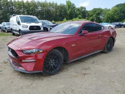 Salvage cars for sale at North Billerica, MA auction: 2020 Ford Mustang GT