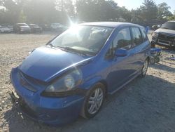 Salvage cars for sale from Copart Madisonville, TN: 2007 Honda FIT S