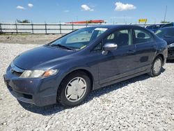 Honda Civic Vehiculos salvage en venta: 2010 Honda Civic Hybrid