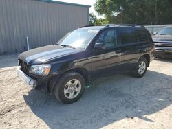 Salvage cars for sale from Copart Midway, FL: 2005 Toyota Highlander