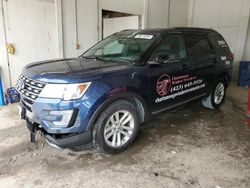 Salvage cars for sale at Madisonville, TN auction: 2017 Ford Explorer XLT