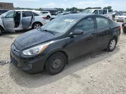 Salvage cars for sale at Kansas City, KS auction: 2016 Hyundai Accent SE