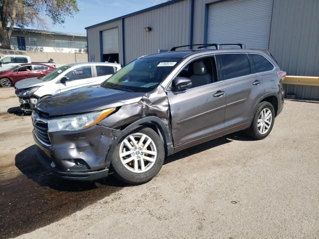 2016 Toyota Highlander LE