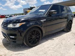 Salvage cars for sale at West Palm Beach, FL auction: 2016 Land Rover Range Rover Sport HSE