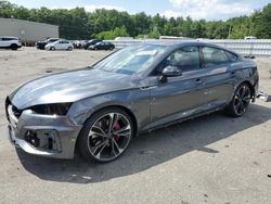 Salvage cars for sale at Exeter, RI auction: 2021 Audi S5 Premium Plus