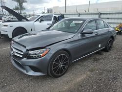 Salvage cars for sale at Miami, FL auction: 2021 Mercedes-Benz C300