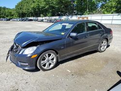 Mercedes-Benz salvage cars for sale: 2012 Mercedes-Benz E 350 4matic