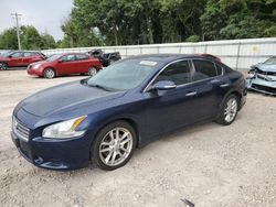 Salvage cars for sale at Midway, FL auction: 2009 Nissan Maxima S