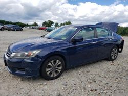 Salvage cars for sale at West Warren, MA auction: 2015 Honda Accord LX