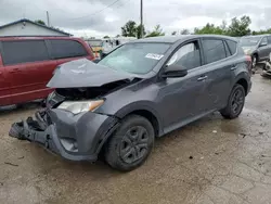 Salvage cars for sale at Pekin, IL auction: 2014 Toyota Rav4 LE