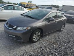 Salvage cars for sale at Hueytown, AL auction: 2013 Honda Civic LX