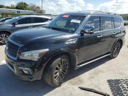 Infiniti qx80 Vehiculos salvage en venta: 2016 Infiniti QX80