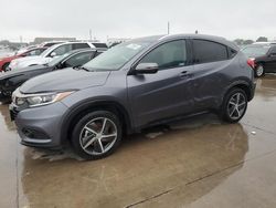 Salvage cars for sale at Grand Prairie, TX auction: 2022 Honda HR-V EX