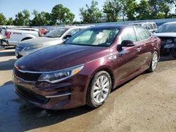 Salvage cars for sale at Bridgeton, MO auction: 2018 KIA Optima LX