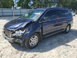 Salvage cars for sale at Loganville, GA auction: 2007 Honda Odyssey EXL