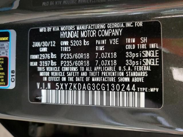 2012 Hyundai Santa FE Limited