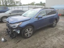 Salvage cars for sale at Spartanburg, SC auction: 2019 Subaru Outback 2.5I Limited